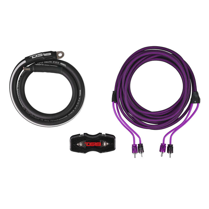DS18 0-Gauge Amplifier Installation Kit - Advance - Purple - AKIT0.PU - view 5