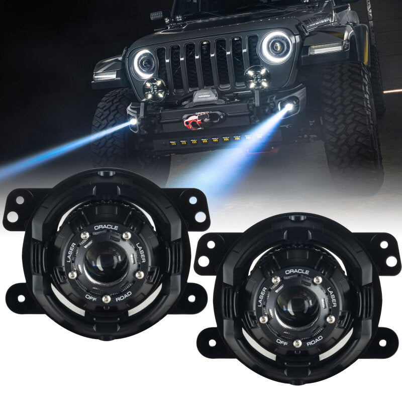 ORACLE Lighting Jeep Wrangler JK/JL & Gladiator JT 15W Off-Road Laser Fog Lights - 5930-001
