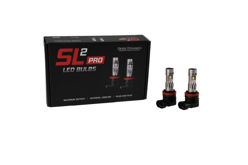 Diode Dynamics H11/H8/H9 White SL2 LED Bulbs with AntiFlicker Modules (pair) - DD0638P - view 3