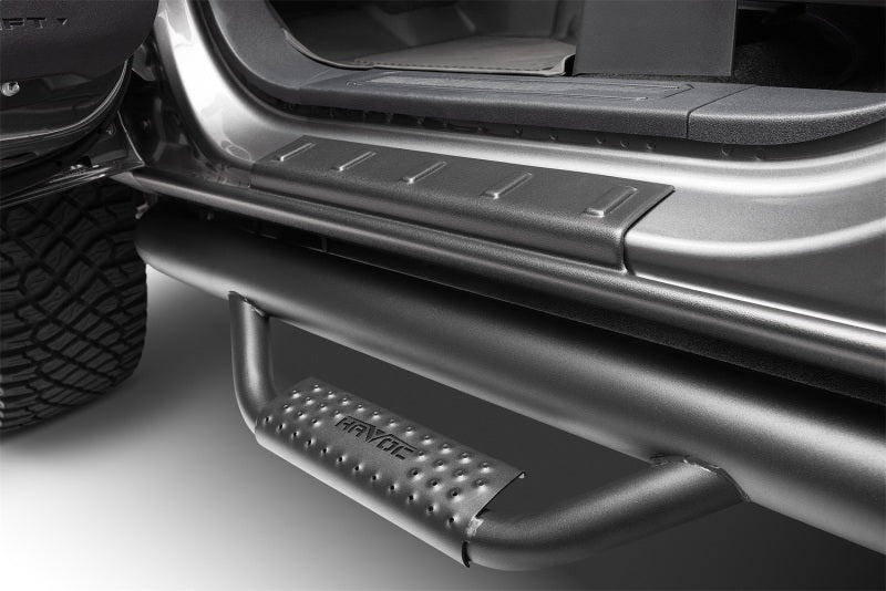 Husky Liners Trail Armor Rocker Panel & Sill Plate Cover (4pc) for 2014-2018 GMC Sierra 1500 DC - Textured Blk - view 2