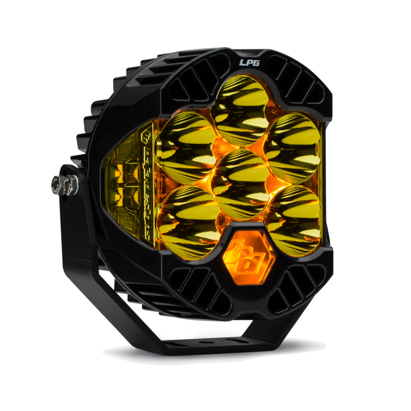 Baja Designs LP6 Pro LED Light Pods - LP6 Pro Spot LED - Amber (part 270011)