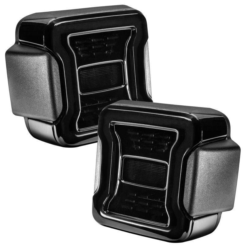 ORACLE Lighting Jeep Wrangler JL Black Series LED Tail Lights - 5852-504