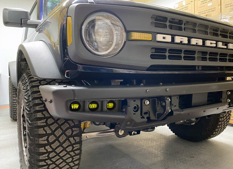 ORACLE Lighting 21-22 Ford Bronco Triple LED Fog Light Kit for Steel Bumper - view 10