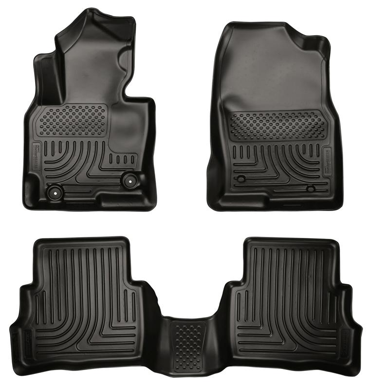 Husky Liners WeatherBeater Floor Liners - Mazda - 2013 Mazda CX-5 WeatherBeater Combo Black Floor Liners (part 99731)