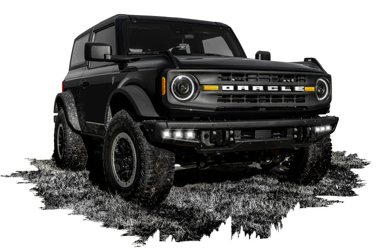 ORACLE Lighting 21-22 Ford Bronco Triple LED Fog Light Kit for Steel Bumper - view 7