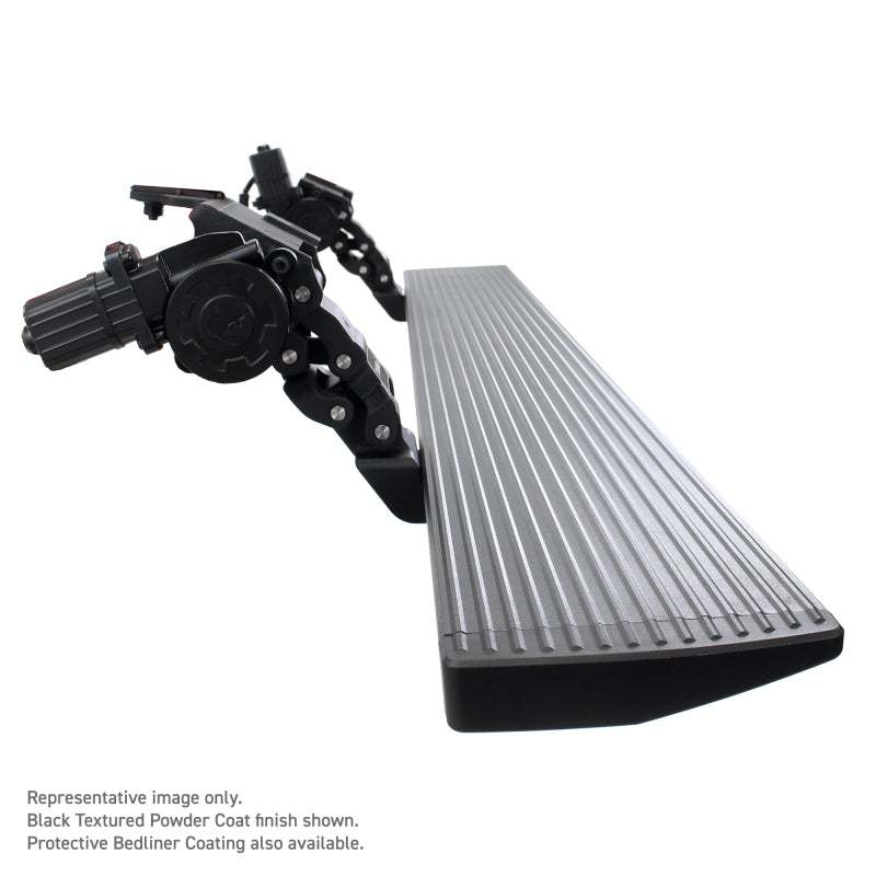 Go Rhino E1 Electric Running Boards, Bedliner Finish - 2022-2023 Toyota Tundra CrewMax - Go Rhino part 20443587T view 7
