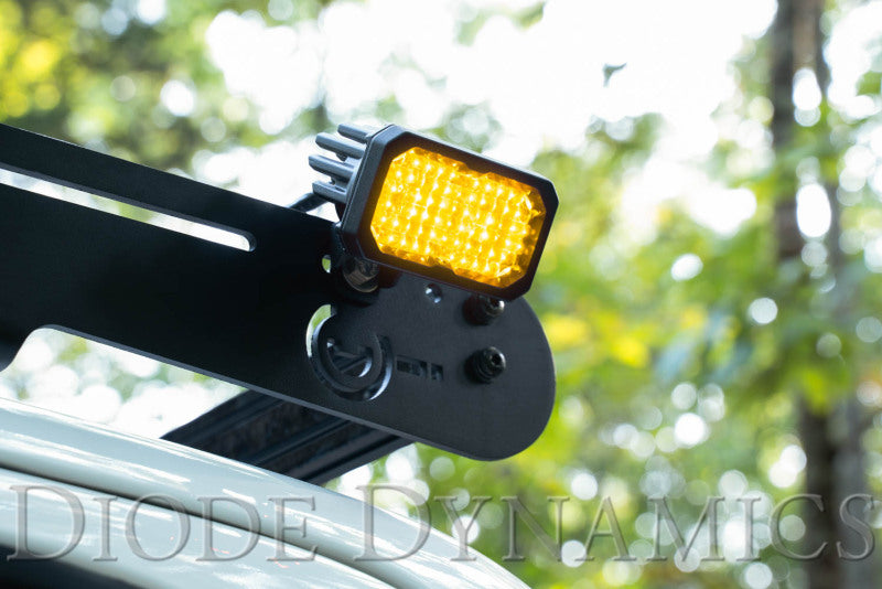 Diode Dynamics Stage Series 2 In LED Pod Pro - Yellow Flood Standard ABL (Pair) - DD6417P - view 3