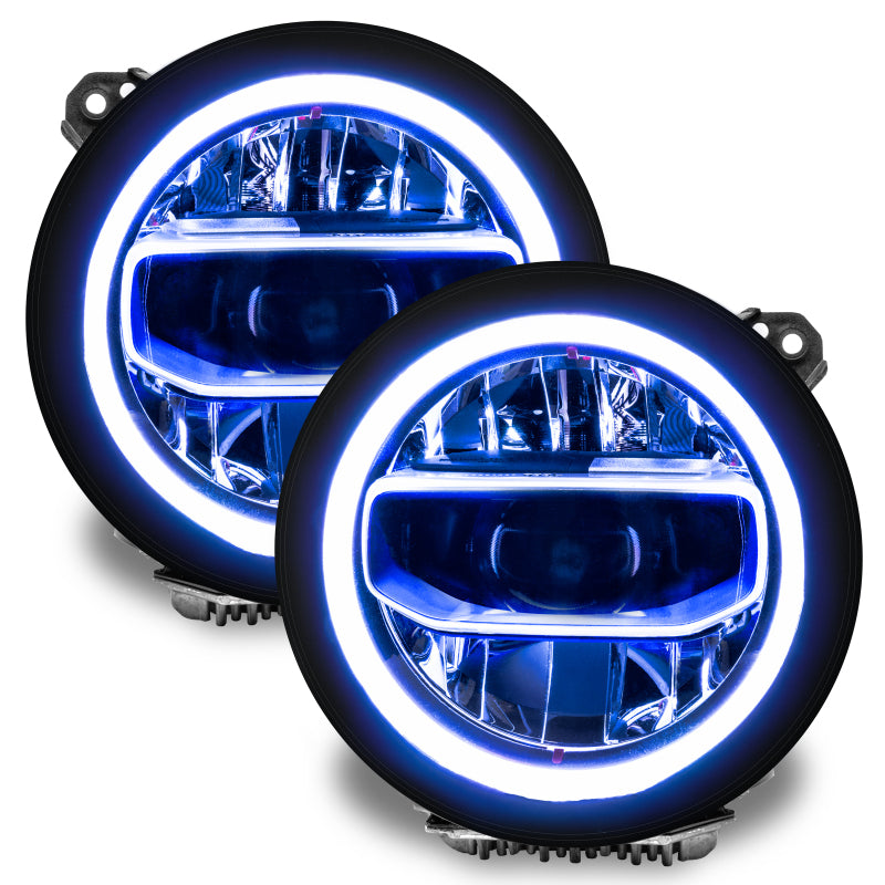 ORACLE Lighting Jeep Wrangler JL/Gladiator JT RGB+W Headlight DRL Kit - ColorSHIFT w/o Controller - 1346-334 - view 5