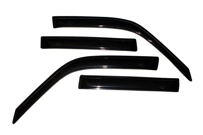 AVS Ventvisor Outside Mount Window Deflectors 4pc for 1991-1997 Toyota Land Cruiser - Smoke - view 3
