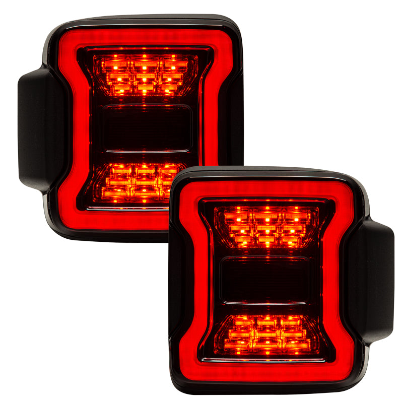 ORACLE Lighting Jeep Wrangler JL Black Series LED Tail Lights - 5852-504 - view 3
