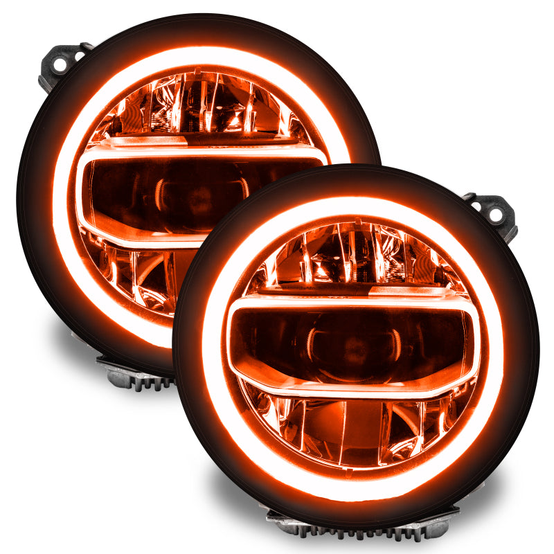ORACLE Lighting Jeep Wrangler JL/Gladiator JT RGB+W Headlight DRL Kit - ColorSHIFT w/o Controller - 1346-334 - view 8