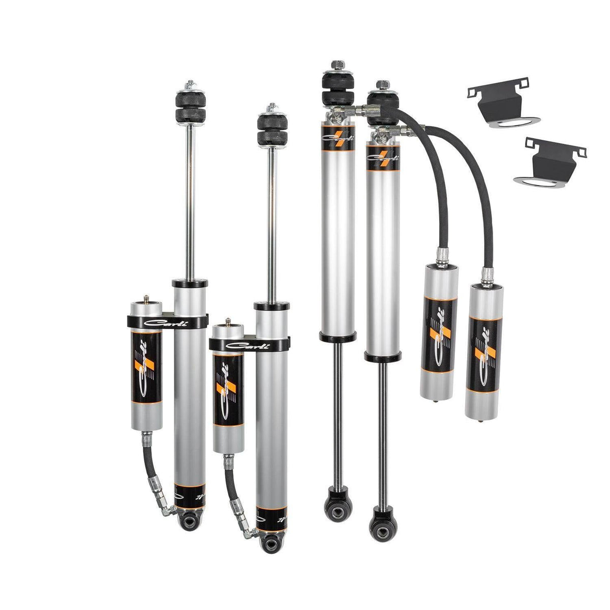 Carli-SPEC 2.0 Remote Reservoir Shock Package 3.25in Lift with Reservoir Mounts - 2014-2024 Ram 2500 4x4 Gas - part CS-D3SPKG-CS20RR-F