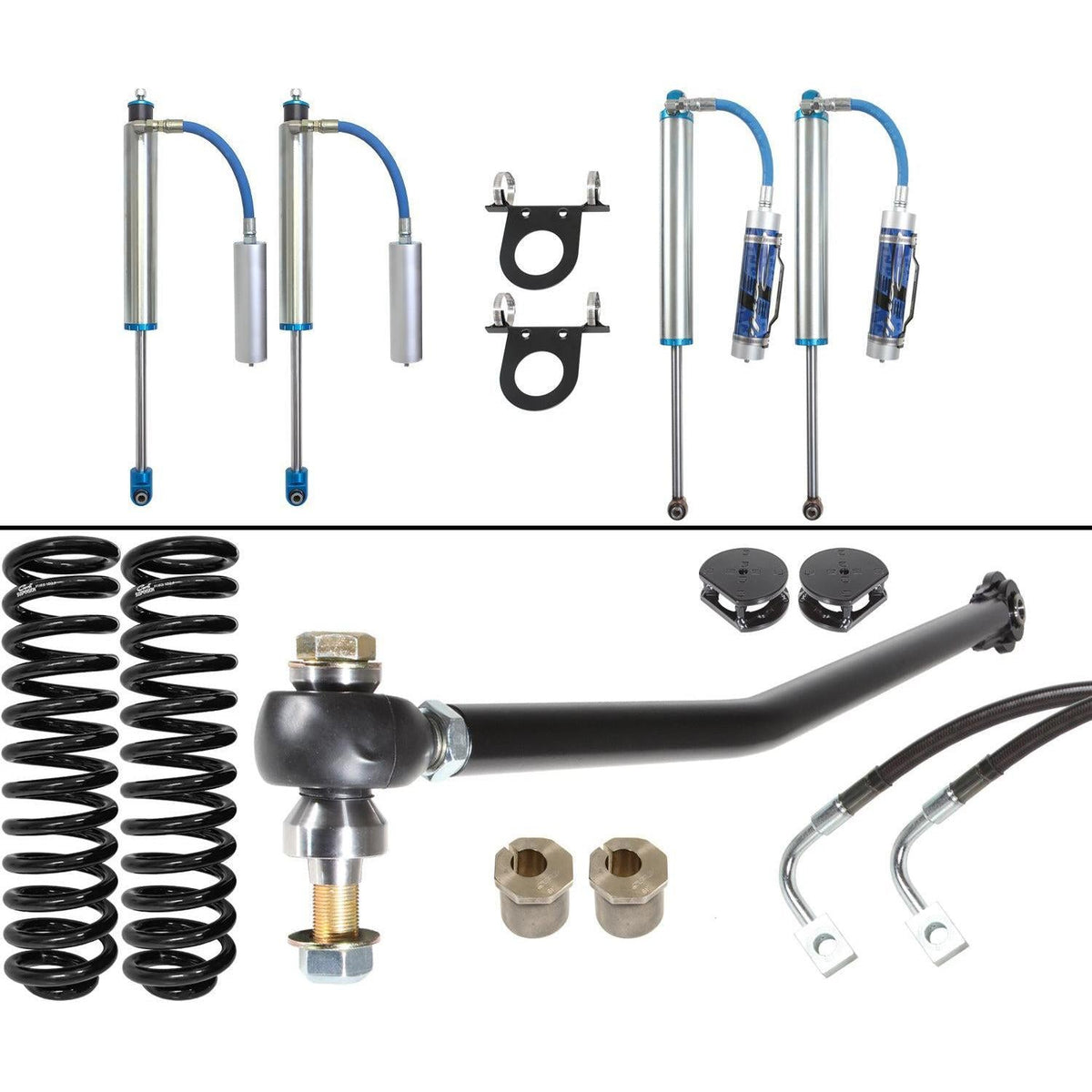 Carli Pintop 2.5 Leveling System - Base Kit - Gas - 2017-2023 Ford F-250/F-350 Super Duty 4x4 Gas - part CS-FLVL-PT25-17-GAS