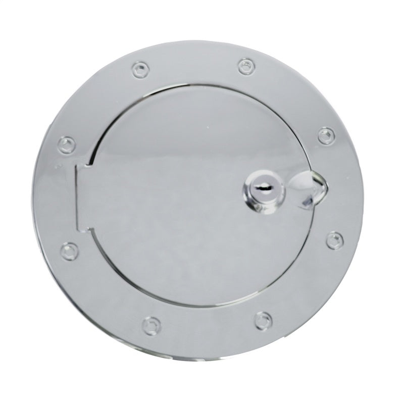 Rugged Ridge Stainless Steel Locking Gas Cap Door for 2007-2018 Jeep Wrangler JK