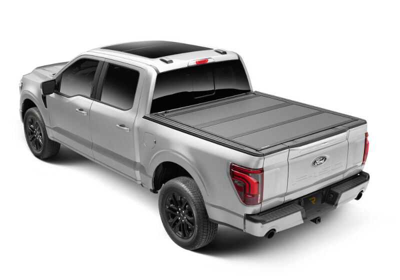BAKFlip MX4 Hard Folding Tonneau Cover - 2015-2020 Ford F-150 5ft 7in Bed - BAK part 448329 view 2