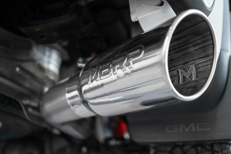 MBRP ARMOR Lite Cat-Back Exhaust - 2020+ Silverado/Sierra 2500HD/3500HD 6.6L Gas - MBRP part S5093AL view 3