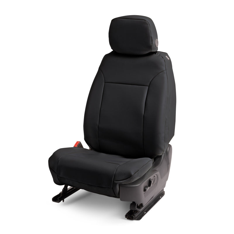 Covercraft 19-24 Chevrolet Silverado Leatherette PrecisionFit Custom Second Row Seat Covers - Black - GTC4140LTBK - view 3