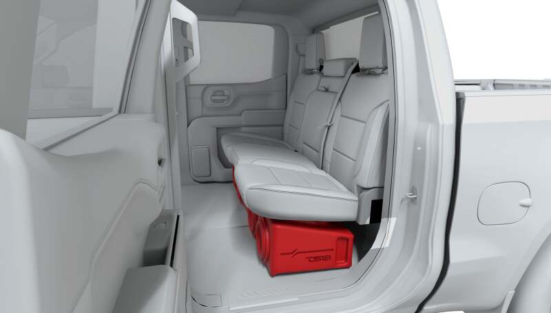 DS18 Quad 8in Underseat Ported Subwoofer Enclosure (Forward Firing) - EBM-FFPUFCG-4X8 - view 8