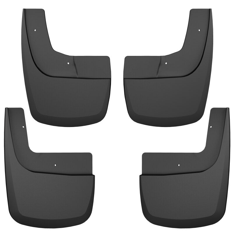 Husky Liners Custom-Molded Mud Guards - Ford F-150 - 21-23 Ford F-150 Raptor SuperCrew CC Front & Rear Mud Guards - Black (part 58536)