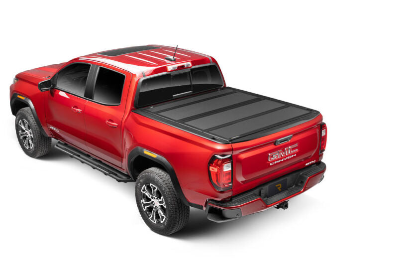 BAKFlip MX4 Hard Folding Tonneau Cover - 2016-2023 Toyota Tacoma 6ft Bed w/ Deck Rails - BAK part 448427 view 2