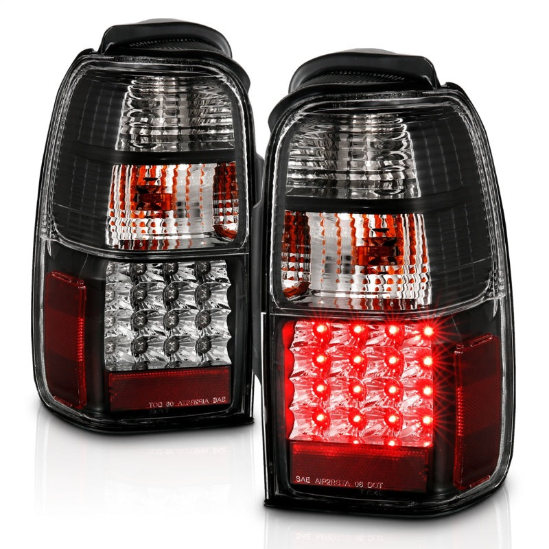 ANZO LED Tail Lights, Black - 2001-2002 Toyota 4Runner - ANZO part 311099 view 3