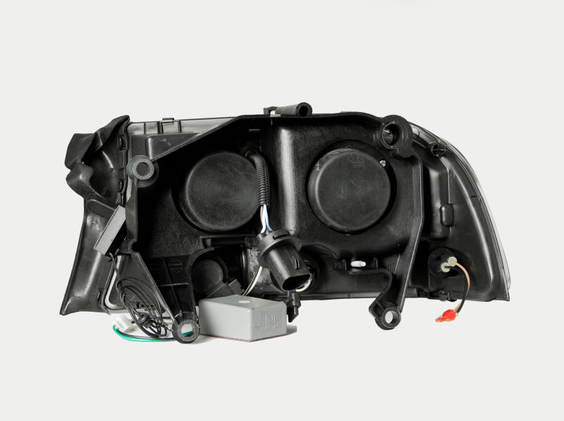 ANZO Crystal Halo Headlights, Black - 1997-2004 Dodge Dakota, 1998-2003 Dodge Durango - ANZO part 111194 view 2