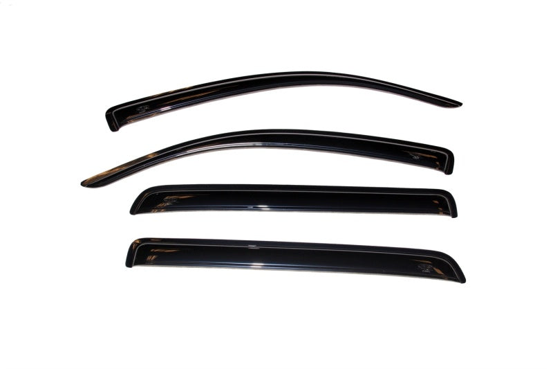 AVS Ventvisor Outside Mount Window Deflectors 4pc for 2007-2018 Toyota Tundra Crewmax - Smoke