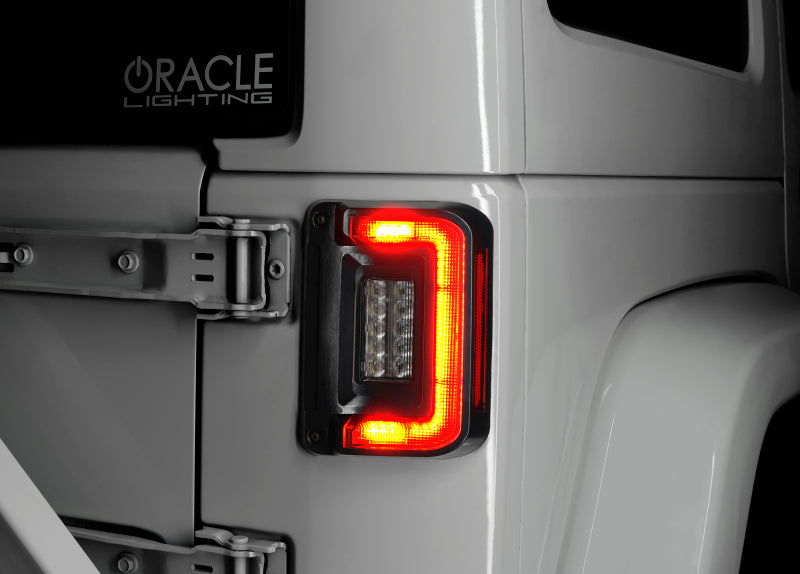 ORACLE Lighting 07-17 Jeep Wrangler JK Flush Mount LED Tail Lights - Tinted - 5891-504-T - view 8