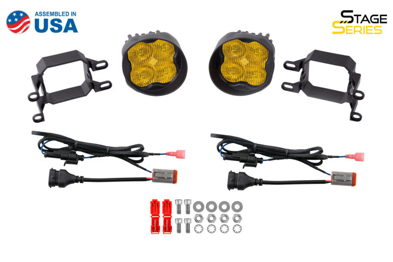 Diode Dynamics SS3 Sport Type B Kit ABL - Yellow SAE Fog - DD6997 - view 8