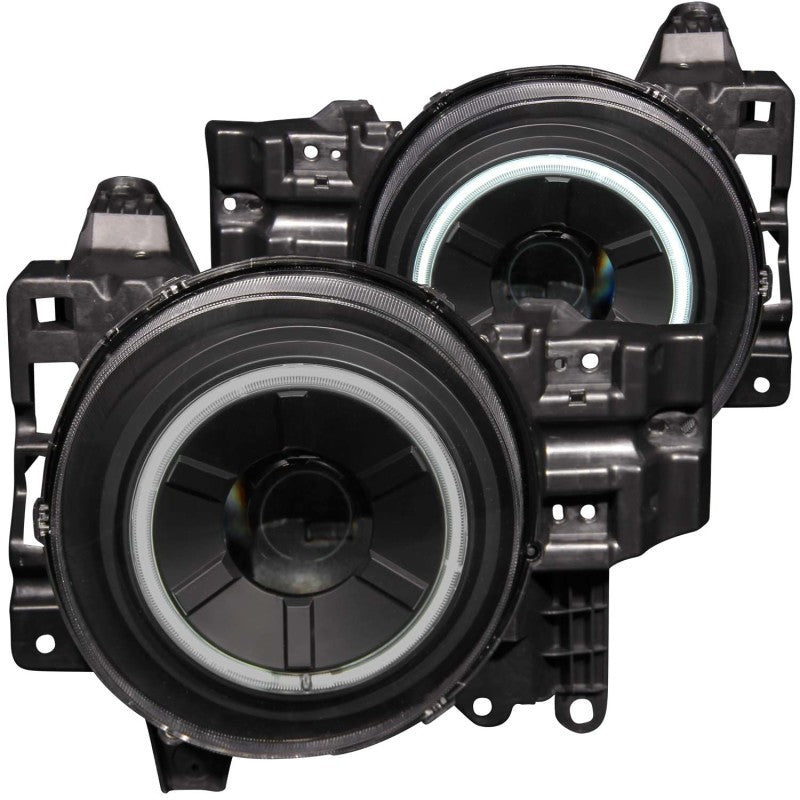 ANZO Projector RX Halo Headlights, Black - 2007-2014 Toyota FJ Cruiser - ANZO part 111116