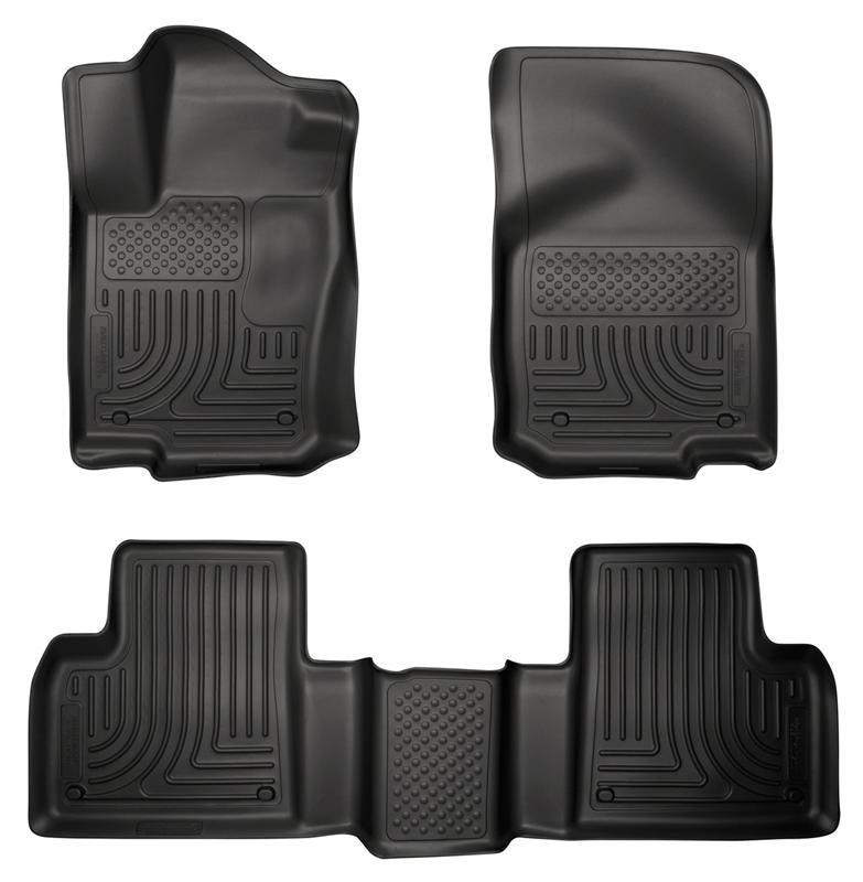 Husky Liners WeatherBeater Floor Liners - 2012 Mercedes ML350 Combo Black - part 98981