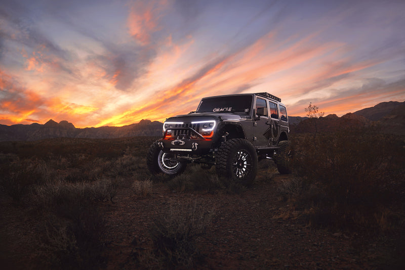 ORACLE Lighting VECTOR Series Full LED Grille - Jeep Wrangler JK - NA - 5817-PRO - view 4