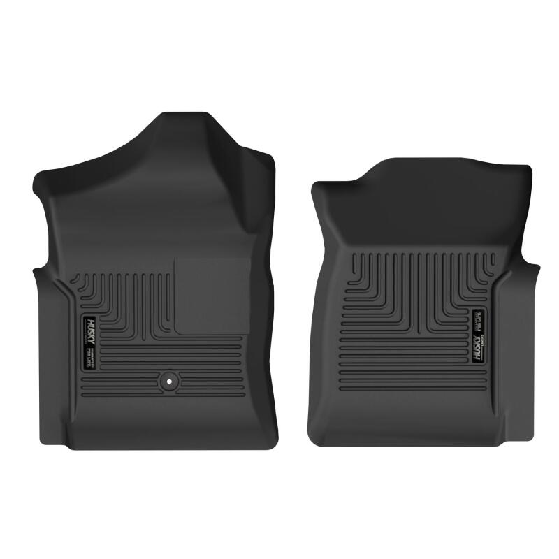 Husky Liners X-act Contour Floor Liners - Chevy Silverado & GMC Sierra 1500 - 99-06 Chevrolet Silverado 1500 X-act Contour Front Floor Liners (Black) (part 53091)