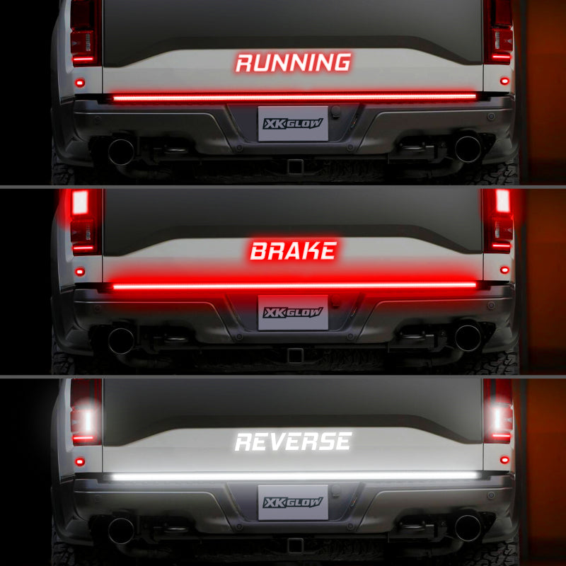 XKGLOW Truck Tailgate Light w/ Chasing Turn Signal & Built-in Error Canceller - 3rd gen 60in - XK041023 - view 2