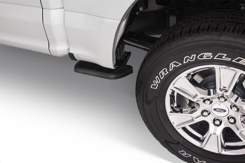 AMP Research BedStep2 Retractable Bed Side Step - 2015-2024 Ford F-150 - AMP Research part 75412-01A view 3