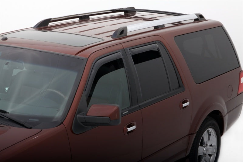 AVS Ventvisor In-Channel Front & Rear Window Deflectors 4pc for 1998-2018 Lincoln Navigator - Smoke - view 2