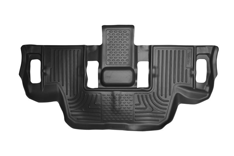 Husky Liners WeatherBeater Floor Liners - Ford Explorer & Lincoln Aviator - 11-12 Ford Explorer WeatherBeater 3rd Row Black Floor Liners (part 19761)