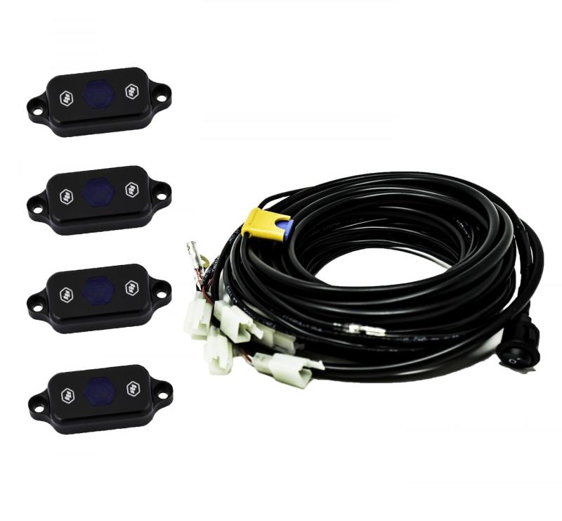 Baja Designs LED Rock Lights & Rock Light Kits - Universal Blue Rock Light Kit (part 447058)