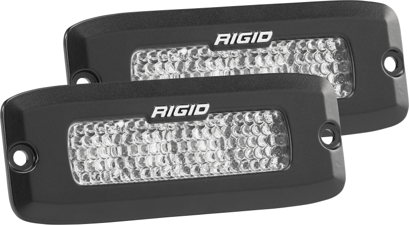 Rigid Industries SR-Q - Diffused 60 Deg - Flush Mount (Pair) (part 925513)