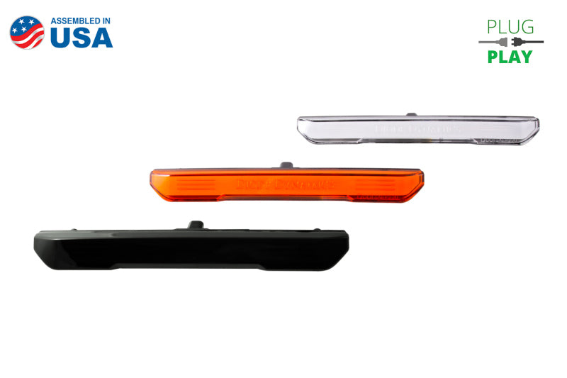 Diode Dynamics 20-21 Sierra 2500/3500 HD LED Sequential Sidemarkers Smoked Set - DD5152 - view 5