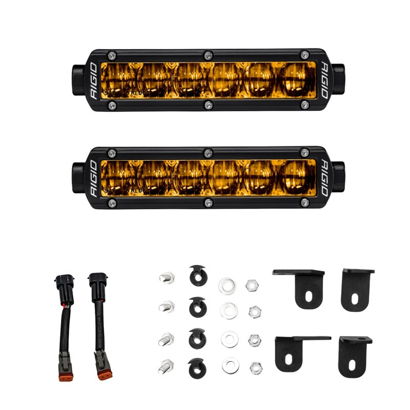 Rigid Industries 2022+ Toyota Tundra 6in SR-Series SAE Fog Light Kit (part 37201)