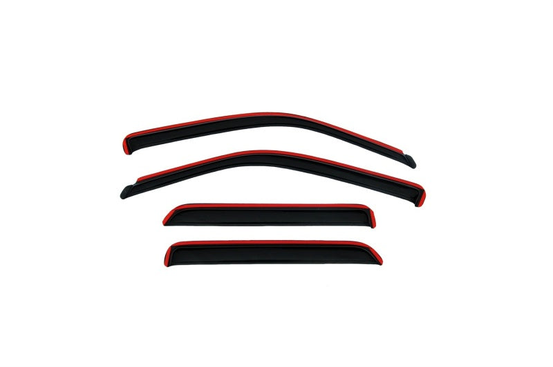 AVS Ventvisor In-Channel Front & Rear Window Deflectors 4pc for 1996-2002 Toyota 4Runner - Smoke