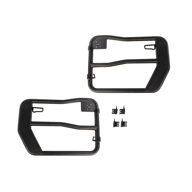 Rugged Ridge Fortis Tube Doors Front for 2007-2018 Jeep Wrangler JK