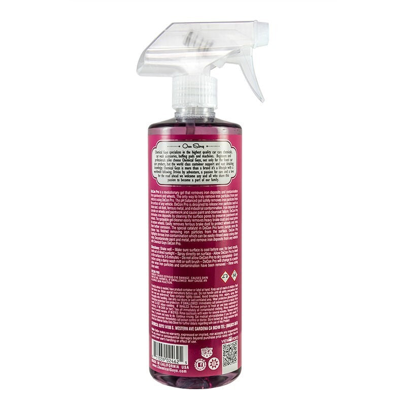 Chemical Guys DeCon Pro Iron Remover & Wheel Cleaner - 16oz (Case of 6) - SPI21516 - view 2