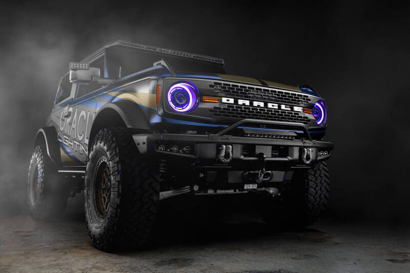 ORACLE Lighting 2021+ Ford Bronco Oculus Bi-LED Projector Headlights - ColorSHIFT LED - 5886-BC2 - view 8