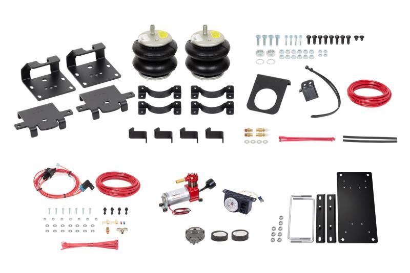 Firestone Ride-Rite All-In-One Analog Air Spring and Compressor Kit - 2011-2025 Chevrolet Silverado / GMC Sierra 2500HD and 3500HD 2WD/4WD - Firestone part 2873 view 3