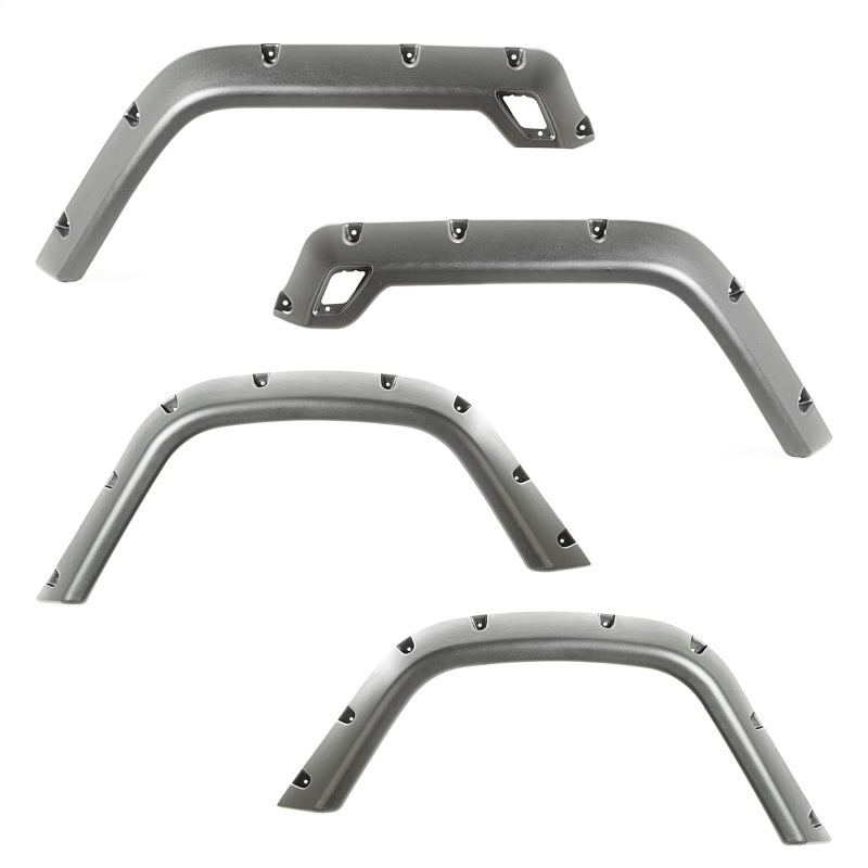 Rugged Ridge 4-Piece Fender Flare Kit for 1997-2006 Jeep Wrangler