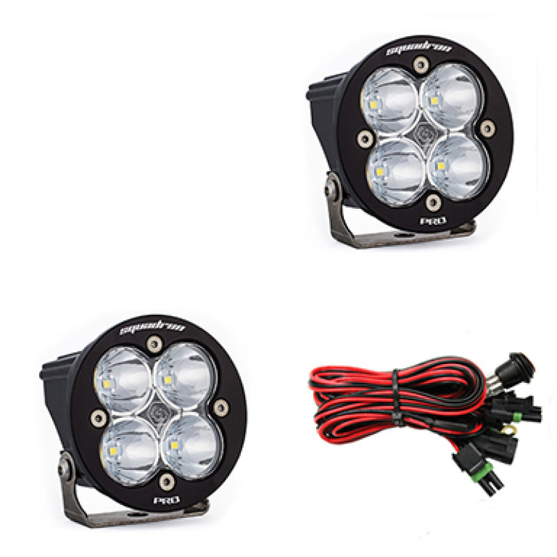 Baja Designs Squadron-R LED Light Pods - Squadron R Pro Spot LED Light Pods - Clear (part 597801)