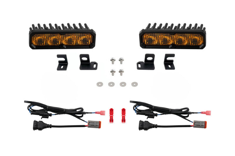 Diode Dynamics 24-26 Toyota SS6 Max LED Kit Yellow 3000K - DD8580