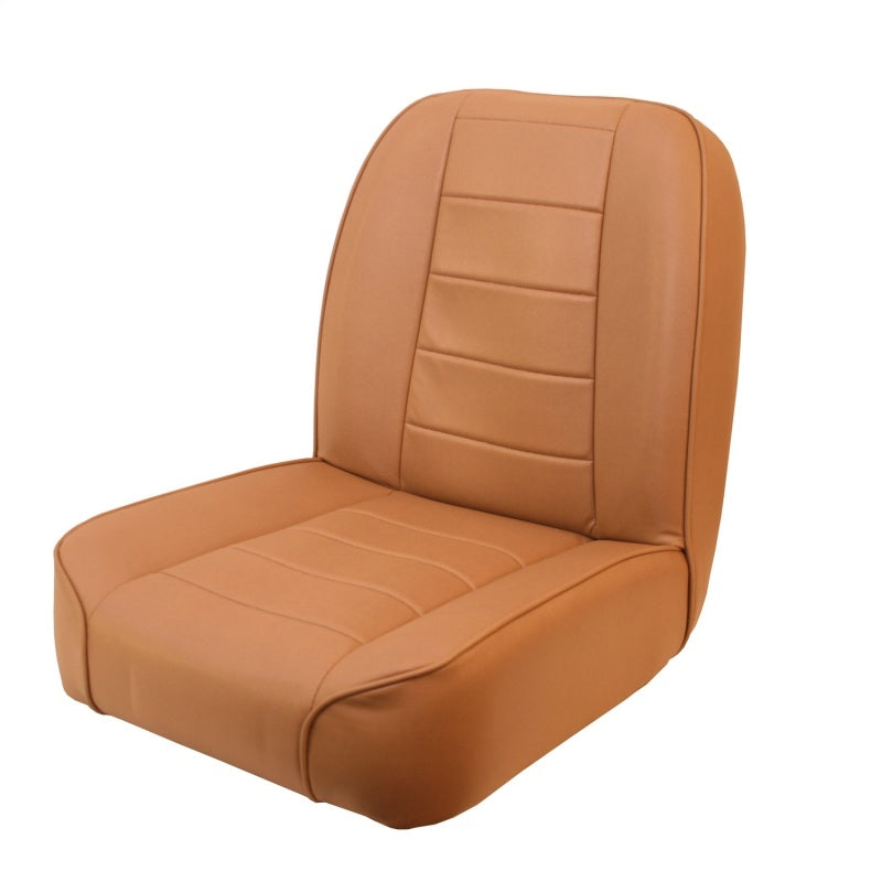 Rugged Ridge Low-Back Front Seat Non-Recline Tan for 1955-1986 Jeep CJ